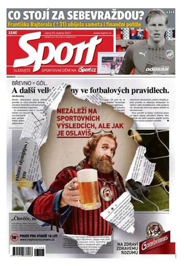 Obálka e-magazínu Sport 25.4.2017