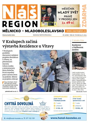 Obálka e-magazínu Náš Region - Mělnicko/Mladoboleslavsko 26/2023