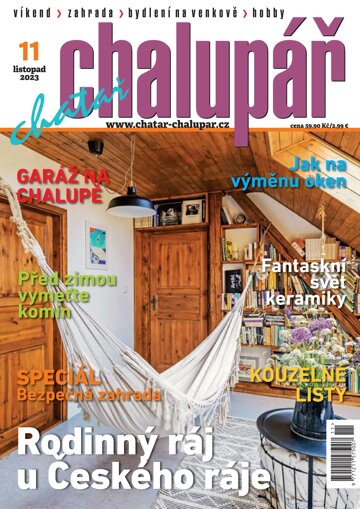 Obálka e-magazínu Chatař Chalupář 11/2023