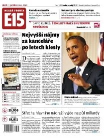 Obálka e-magazínu E15 18.10.2013