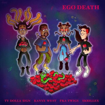 Obálka uvítací melodie Ego Death (feat. Kanye West, FKA twigs & Skrillex)