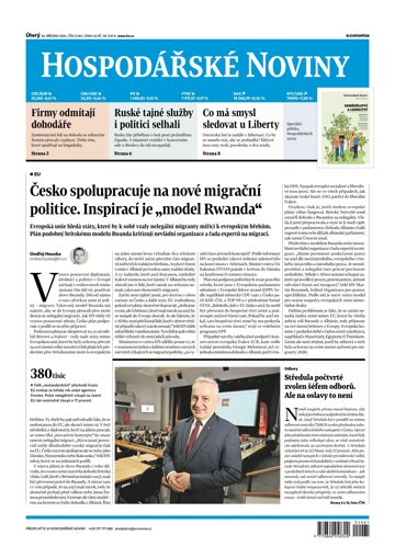 Obálka e-magazínu Hospodářské noviny 061 - 26.3.2024