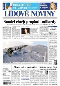 Obálka e-magazínu Lidové noviny 2.10.2014