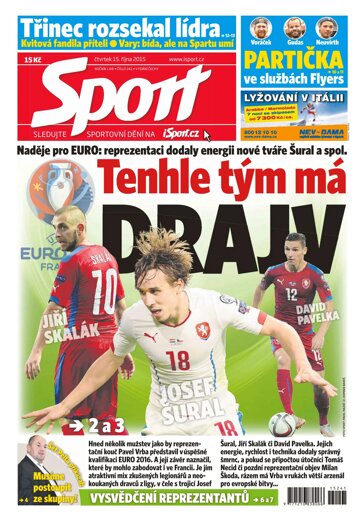 Obálka e-magazínu Sport 15.10.2015