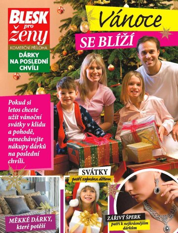 Obálka e-magazínu Příloha Blesku pro ženy Vánoce se blíží - 7.12.2015