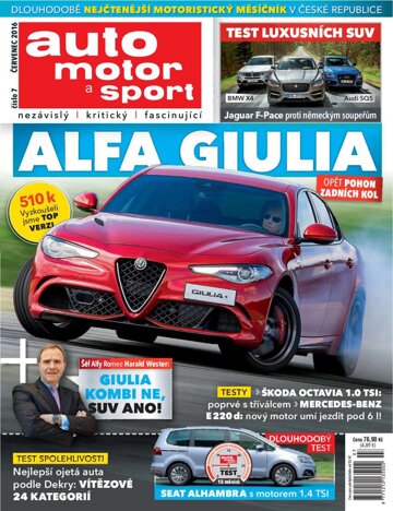Obálka e-magazínu Auto motor a sport 7/2016