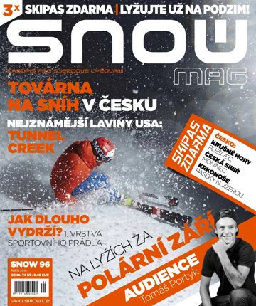 Obálka e-magazínu SNOW 96 - říjen 2016