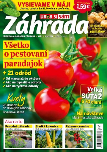 Obálka e-magazínu Záhrada 2021 03