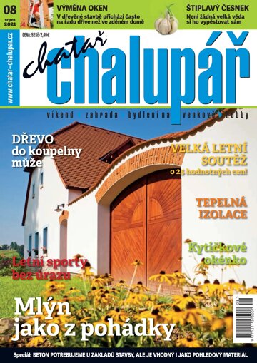 Obálka e-magazínu Chatař Chalupář 8/2021