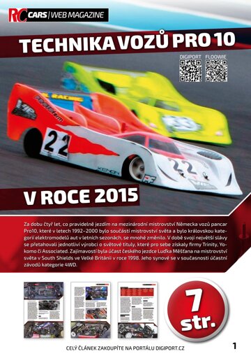 Obálka e-magazínu Technika vozů Pro 10 v roce 2015