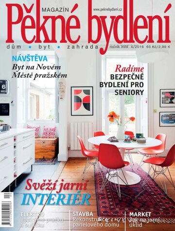 Obálka e-magazínu Pěkné bydlení 4/2016