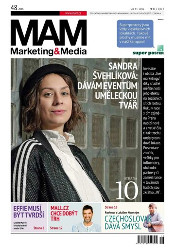 Obálka e-magazínu Marketing & Media 48 - 28.11.2016