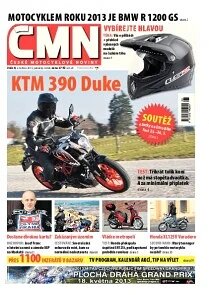 Obálka e-magazínu ČESKÉ MOTOCYKLOVÉ NOVINY 9/2013