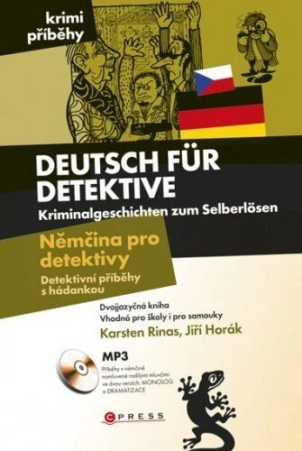 Obálka knihy Němčina pro detektivy - Detektivní příběhy s hádankou