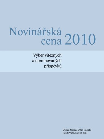 Obálka knihy Novinářská cena 2010
