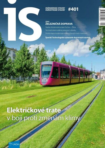 Obálka e-magazínu Inžinierske stavby 1/2019