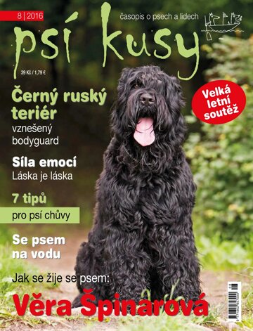 Obálka e-magazínu Psí kusy 8/2016