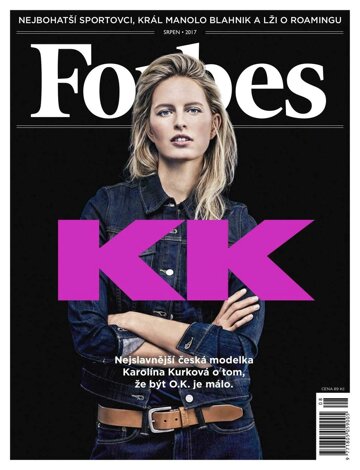 Obálka e-magazínu Forbes 8/2017