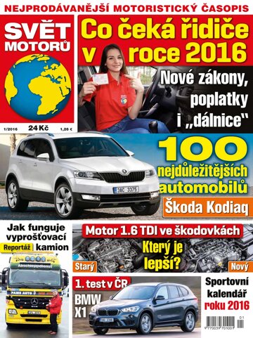 Obálka e-magazínu Svět motorů 4.1.2016