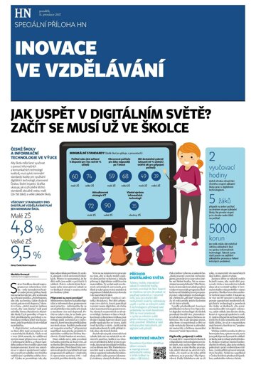 Obálka e-magazínu Hospodářské noviny - příloha 238 . 11.12.2017HY
