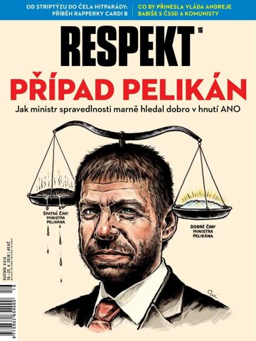 Obálka e-magazínu Respekt 16/2018