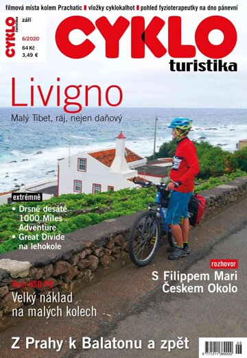 Obálka e-magazínu Cykloturistika 6/2020