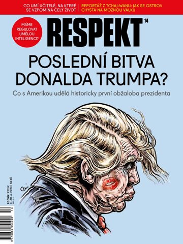 Obálka e-magazínu Respekt 14/2023