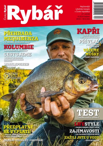 Obálka e-magazínu Český rybář 4/2024