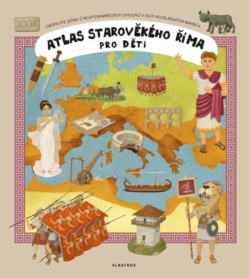 Obálka knihy Atlas starověkého Říma pro děti