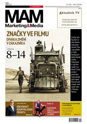 Obálka e-magazínu Marketing & Media 50 - 7.12.2015
