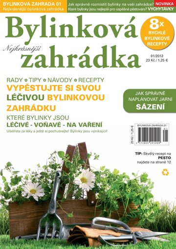 Obálka e-magazínu HERBÁŘ  - Nejkrásnější bylinková zahrada