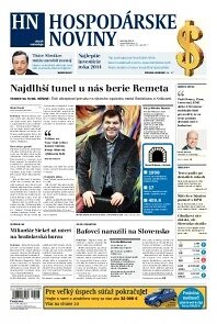 Obálka e-magazínu Hospodárske noviny 22.04.2014