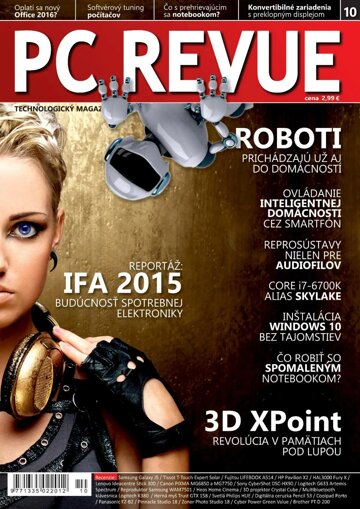 Obálka e-magazínu PC REVUE 10/2015