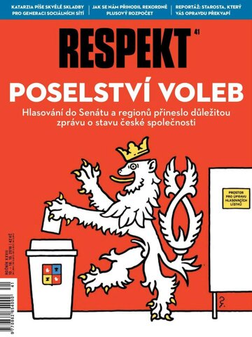 Obálka e-magazínu Respekt 41/2016