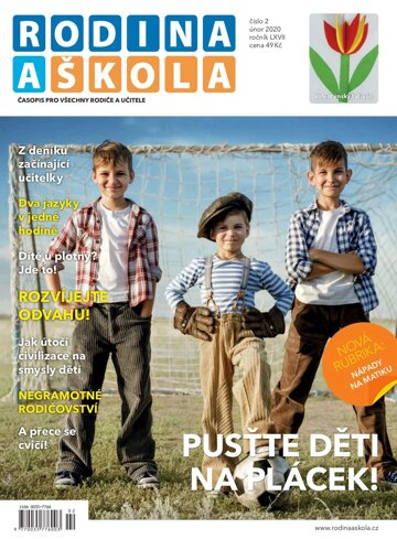 Obálka e-magazínu Rodina a škola 2/2020