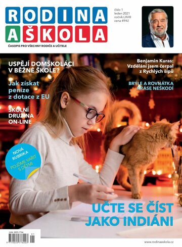 Obálka e-magazínu Rodina a škola 1/2021
