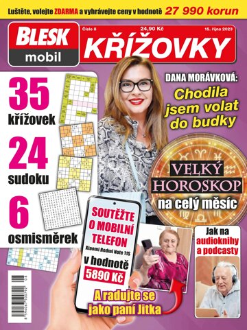 Obálka e-magazínu BleskMobil křížovky 8/2023