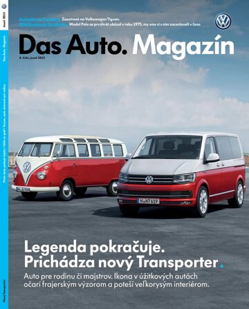 Obálka e-magazínu Das Auto. Magazín - jeseň 2015