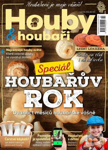 Obálka e-magazínu Houby a houbaři 1-2/2019