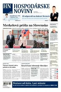 Obálka e-magazínu Hospodárske noviny 21.10.2014