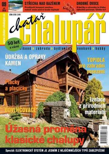 Obálka e-magazínu Chatař Chalupář 9/2018