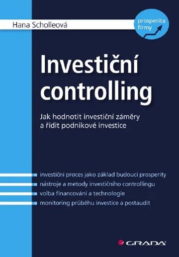 Obálka knihy Investiční controlling