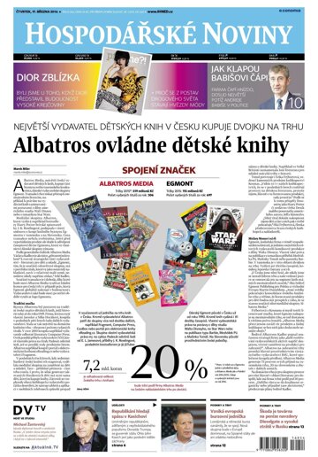 Obálka e-magazínu Hospodářské noviny 054 - 17.3.2016