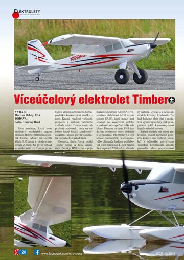 Obálka e-magazínu Víceúčelový elektrolet Timber