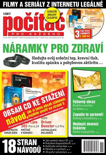 Obálka e-magazínu Počítač pro každého 1/2017