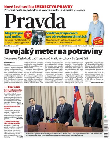 Obálka e-magazínu Pravda 9. 2. 2017