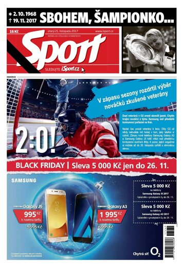 Obálka e-magazínu Sport 21.11.2017