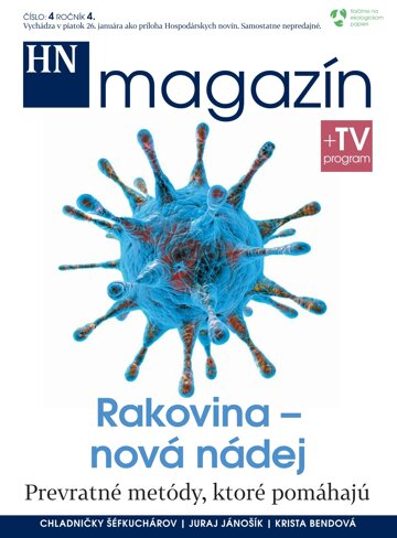 Obálka e-magazínu Prílohy HN magazín číslo: 4 ročník 4.