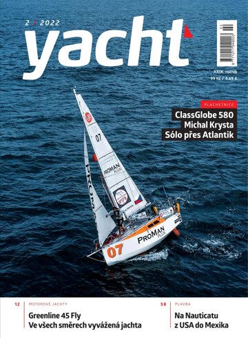Obálka e-magazínu Yacht 2/2022