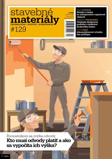 Obálka e-magazínu Stavebné materiály 4/2022